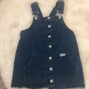 Toddler girl overall dress.